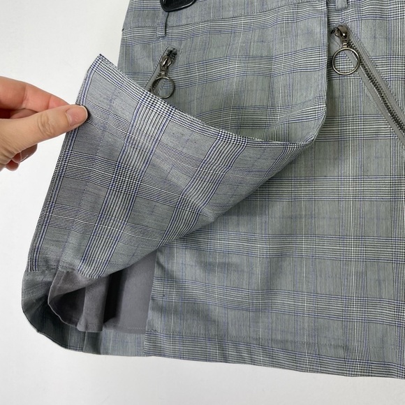 Mags & Pye plaid zipper mini skirt - Picture 3 of 7